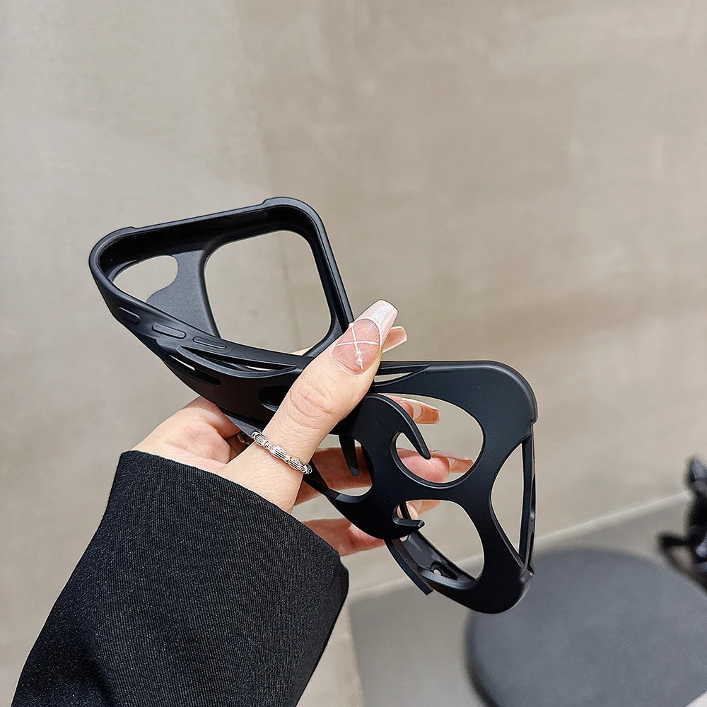 Fashion Hollowed Fire Flame iPhone Case