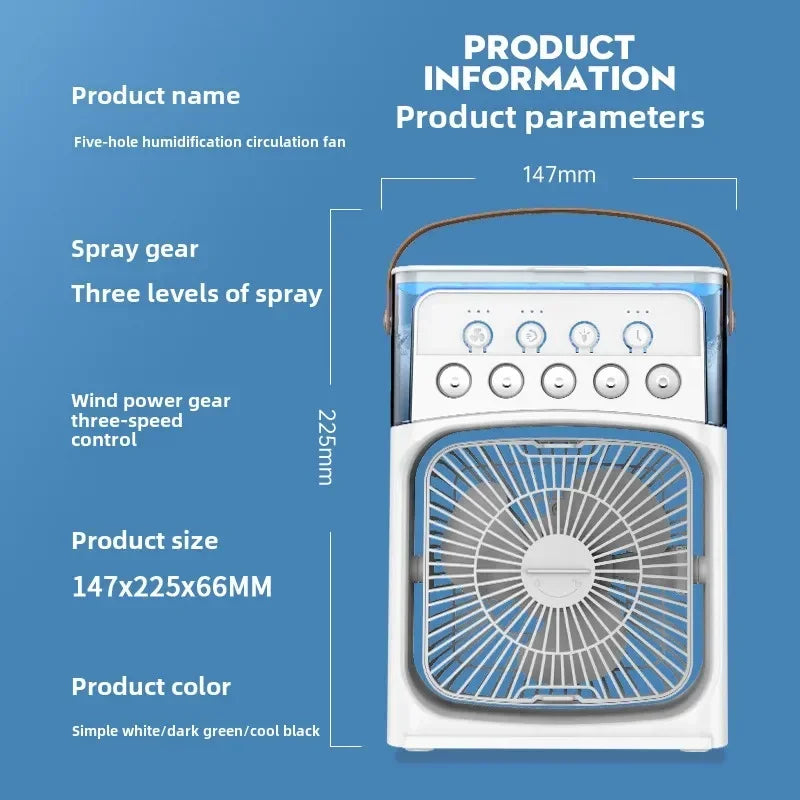 Portable 3 in 1 Mini AC Air Cooler