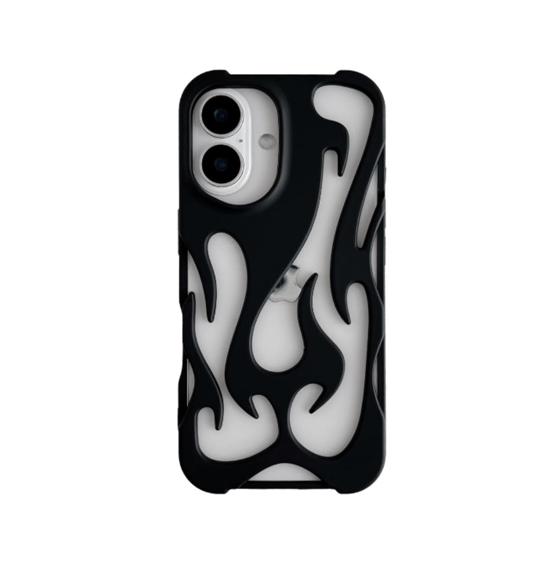 Fashion Hollowed Fire Flame iPhone Case