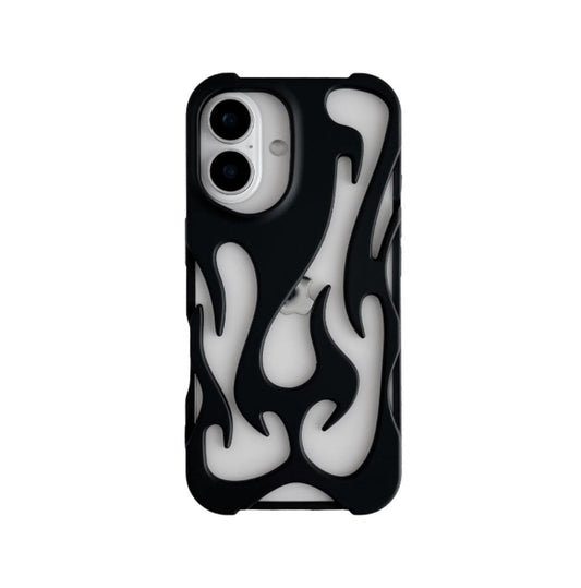 Fashion Hollowed Fire Flame iPhone Case